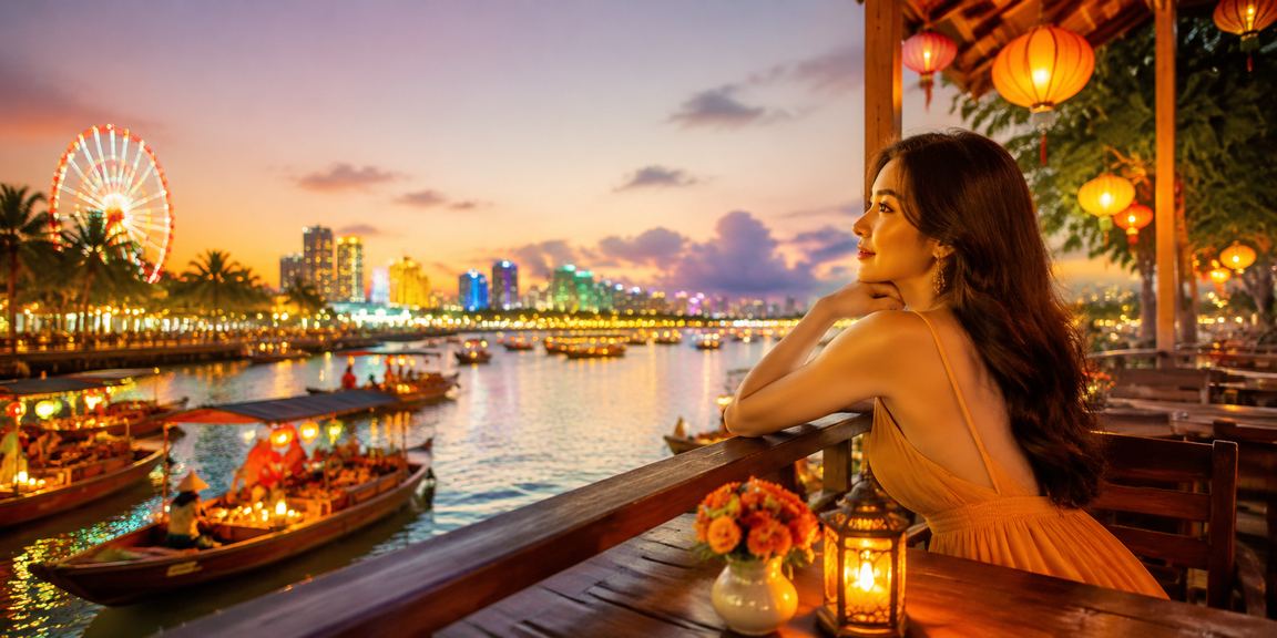 Người dùng trải nghiệm giao dịch tài chính trên điện thoại tại Đà Nẵng